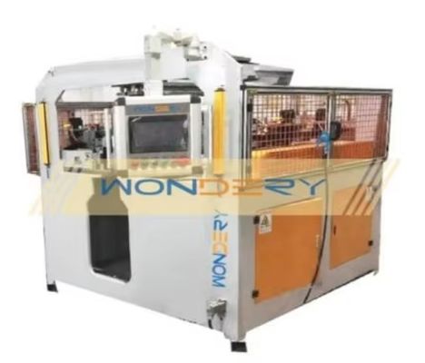 주문 Servo Type Plastic Tank Crimping Machine with 1050mm Core Height and 3200kg Weight for Aluminum Radiators 온라인 제조
