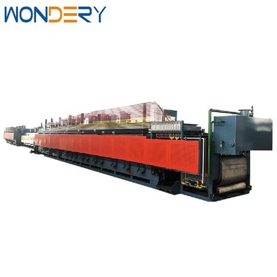 주문 연속 열처리 PID 온도 조절 및 160-1000kg/h 생산 용량으로 긴 서비스 수명을 가진 Mesh 벨트 오븐 온라인 제조