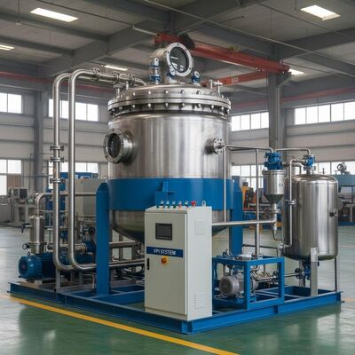 주문 반자동 VPI 시스템 Φ1500 × 2000 mm +0.6Mpa 고전압 모터 및 변압기용 진공 압력 함침 장비 온라인 제조