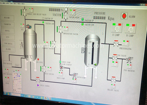 VPI2800 완전 자동 진공 압력 침착 장비 모터 및 트랜스포머용 단열 D2800*H3400mm