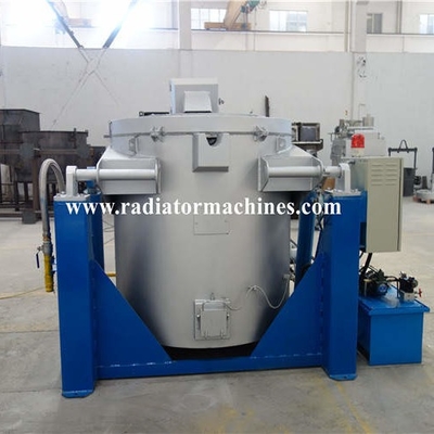 노를 녹이는 LPG 가스 350 kg/H 알루미늄 지스러기 금속
