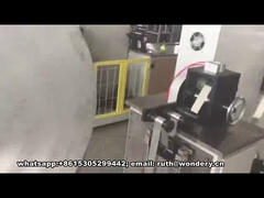 라디에이터 굴곡 핀 제조 기계