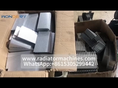 알루미늄, 구리, 스테인리스 스틸 열 교환기 냉각기 히터 핀