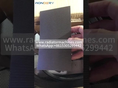 최대 600mm 너비 1mm 높이의 스테인리스 스틸 열 교환기 파동 핀