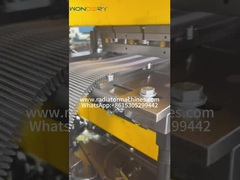 알루미늄 루버 라디에이터 핀 제작 기계, 핀 스탬핑 프레스